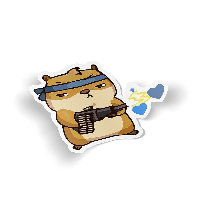 Стикер Сеня пулеметчик - # 1 Стикер Сеня пулеметчик #1