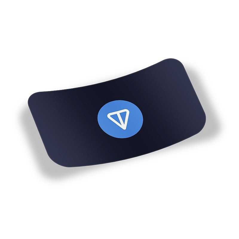 Стикер TON logo dark - # 1 Стикер TON logo dark #1