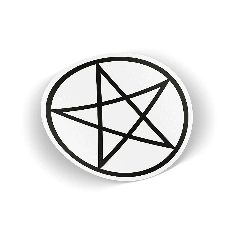 Стикер Pentagram black - # 1 Стикер Pentagram black #1