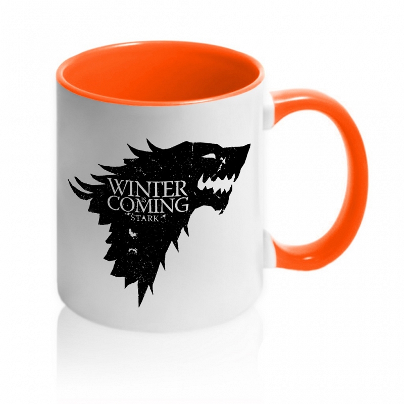 Кружка Winter is Coming черная - # 2 Кружка Winter is Coming черная #2