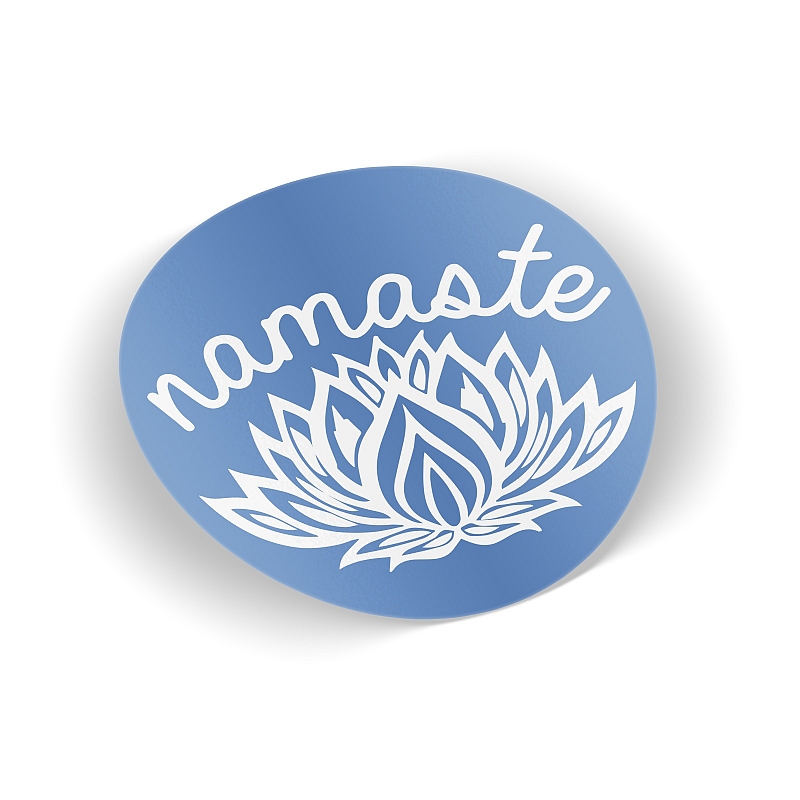 Стикер Namaste (light) #1