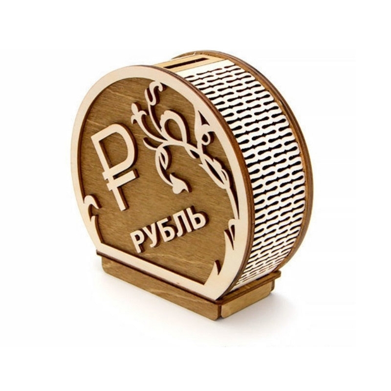 Деревянная копилка Деревянная копилка