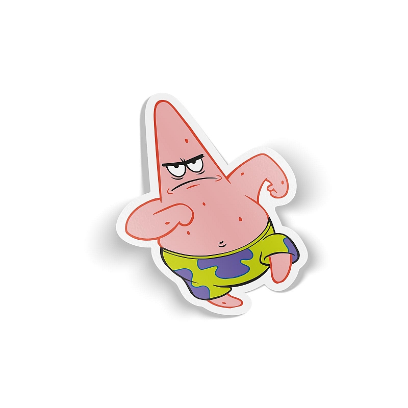 Стикер злой Патрик - # 1 Стикер злой Патрик #1