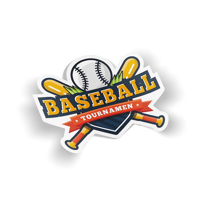 Стикер Бейсбол - # 1 Стикер Бейсбол #1