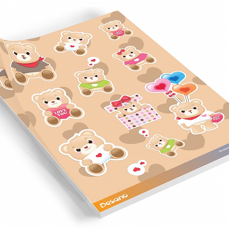 Стикерпак Милые мишки - # 1 Стикерпак Милые мишки #1