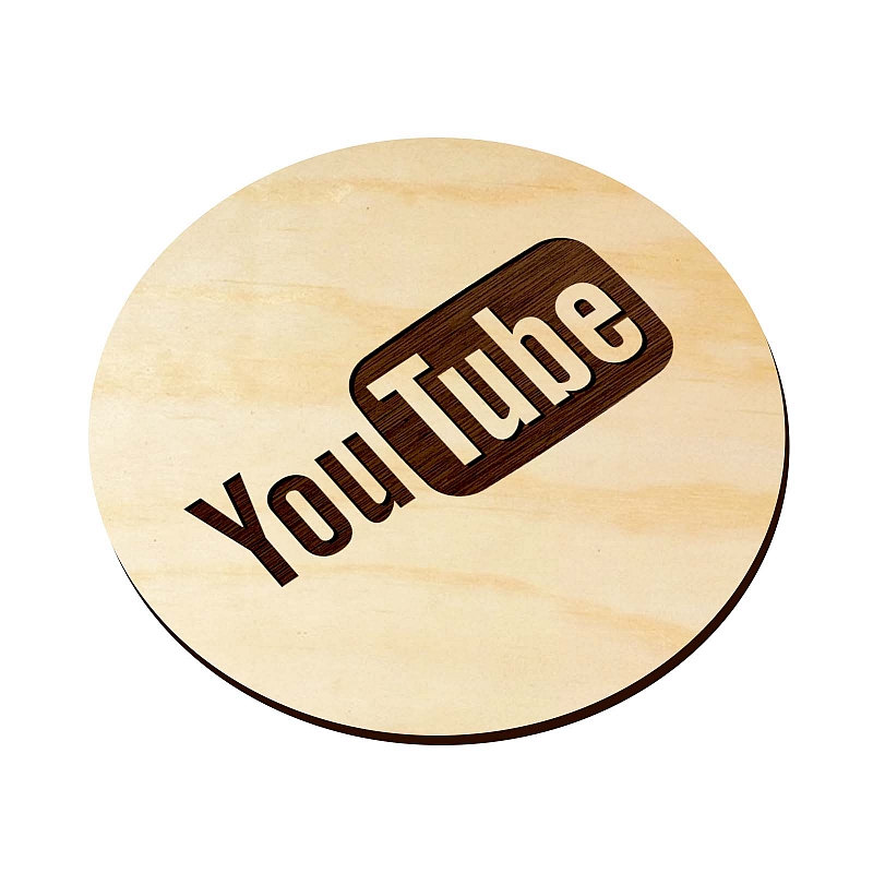 Подставка под кружку  YouTube - # 1 Подставка под кружку  YouTube #1