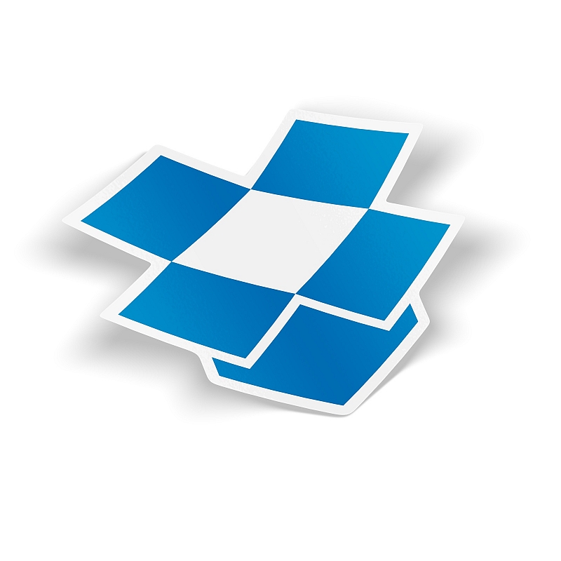 Стикер Dropbox icon - # 1 Стикер Dropbox icon #1