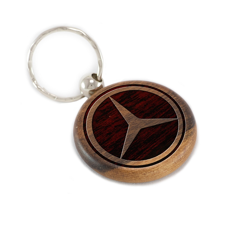 Брелок Mercedes из дерева - # 2 Брелок Mercedes из дерева #2