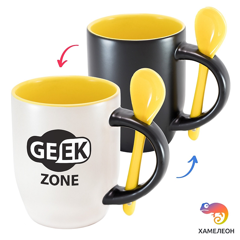 Кружка хамелеон Geek zone - # 2 Кружка хамелеон Geek zone #2