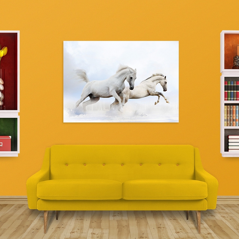 Постер «Белые лошади» - # 2 Постер «Белые лошади» #2