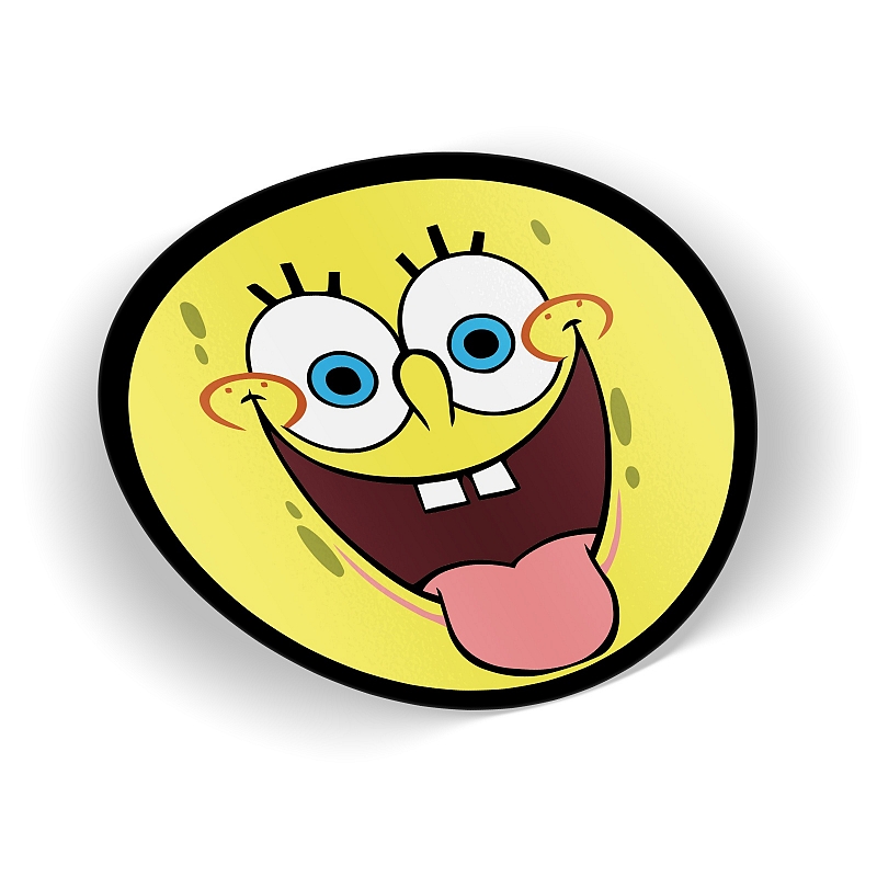Стикер Спанч Боб (голова) - # 1 Стикер Спанч Боб (голова) #1