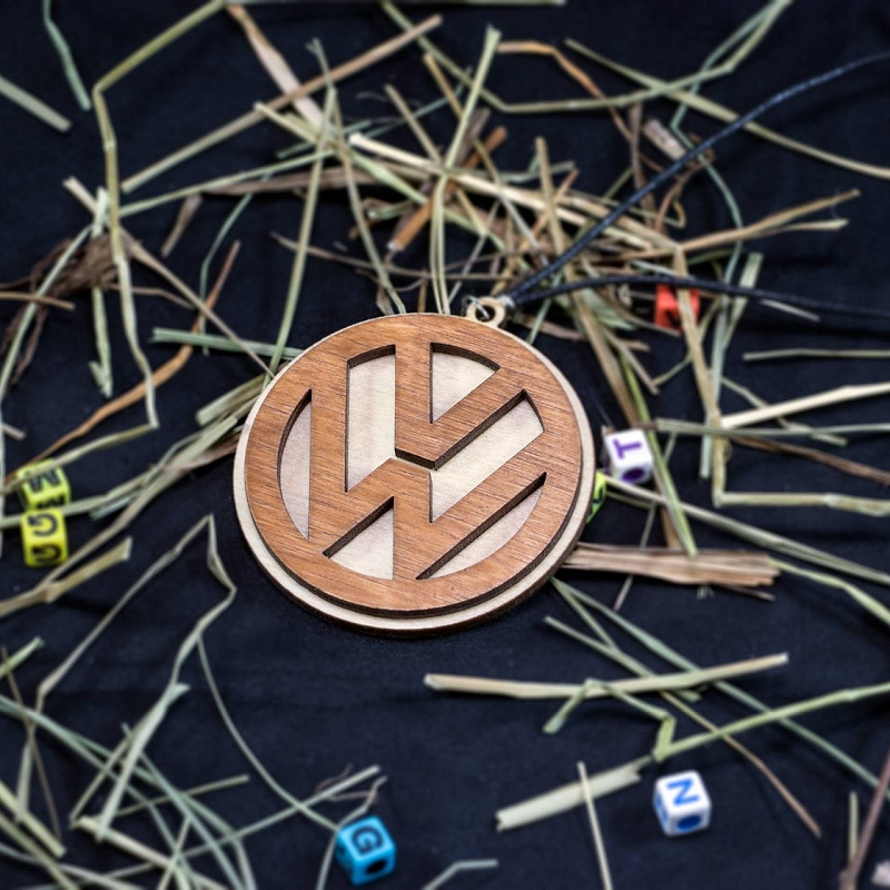 Брелок из дерева Volkswagen - # 2 Брелок из дерева Volkswagen #2