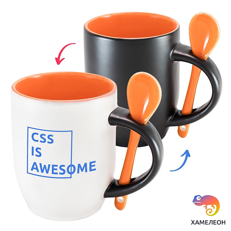 Кружка хамелеон CSS is Awesome - # 2 Кружка хамелеон CSS is Awesome #2