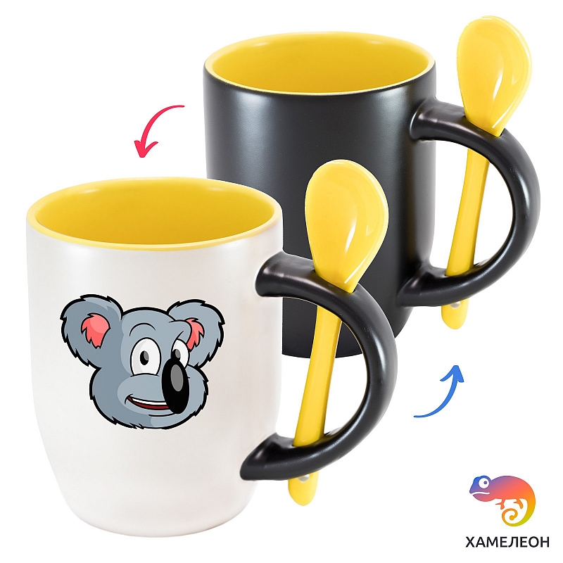 Кружка хамелеон Koala Cartoon - # 4 Кружка хамелеон Koala Cartoon #4