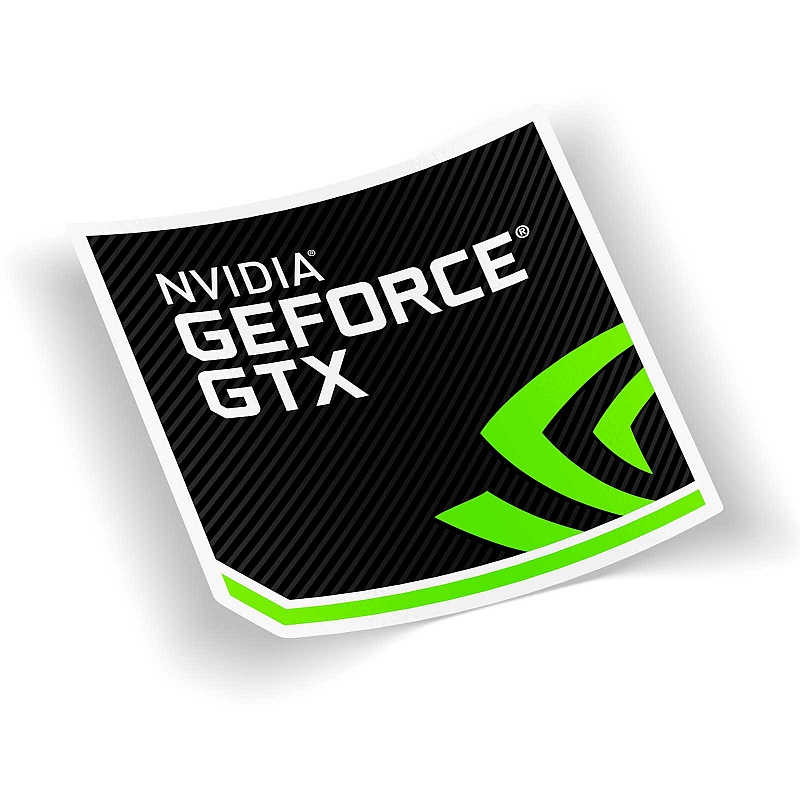 Стикер Nvidia GeForce #1