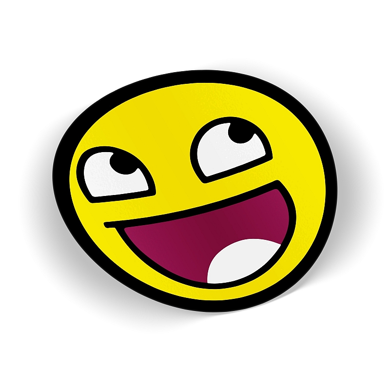 Стикер Awesome Face - # 1 Стикер Awesome Face #1