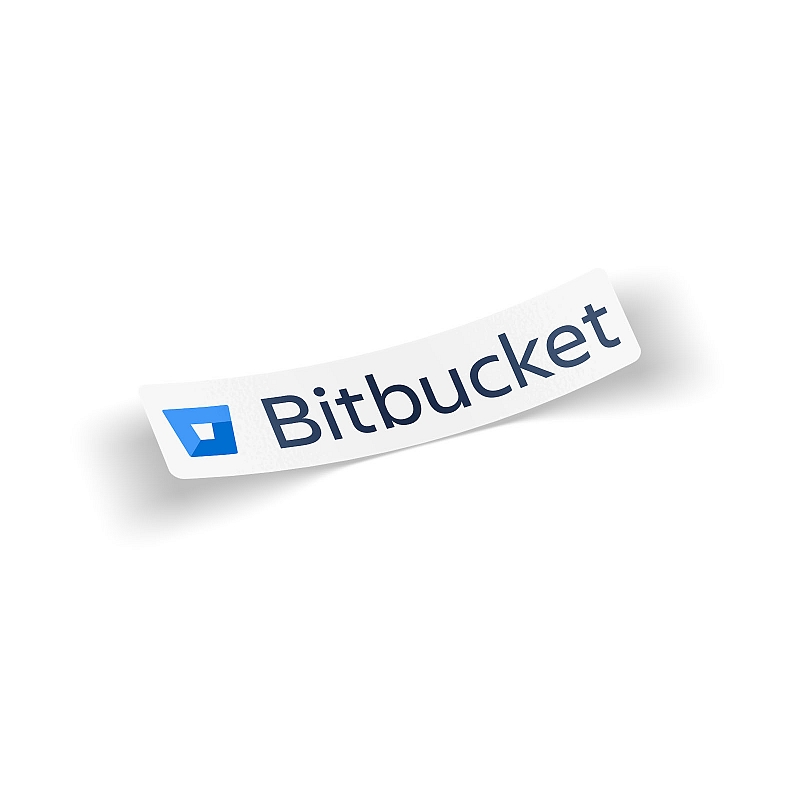 Стикер Bitbucket - # 1 Стикер Bitbucket #1
