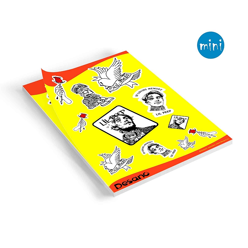 Стикерпак «Lil Peep» - # 1 Стикерпак «Lil Peep» #1