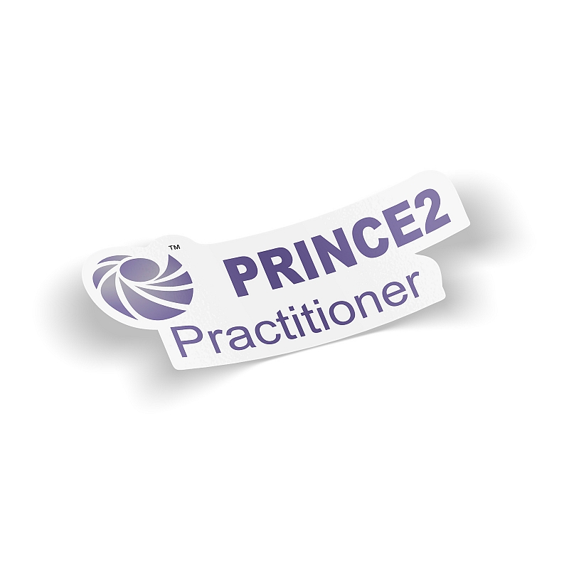 Стикер Prince2 Practitioner - # 1 Стикер Prince2 Practitioner #1