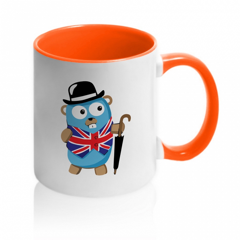 Кружка Golang gentleman - # 1 Кружка Golang gentleman #1