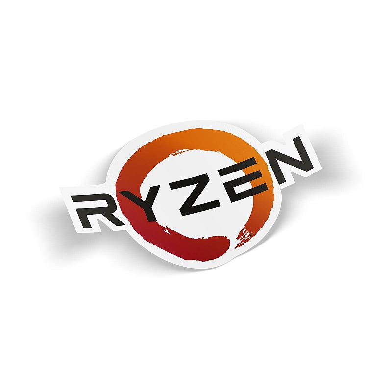 Стикер AMD Ryzen - # 1 Стикер AMD Ryzen #1