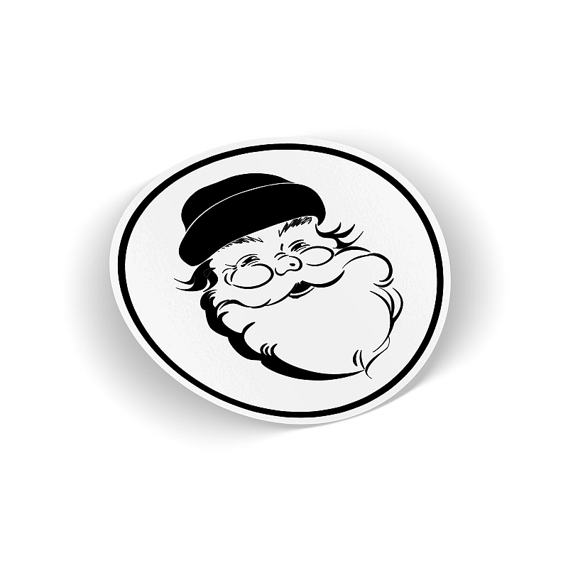 Стикер Дед Мороз - # 1 Стикер Дед Мороз #1