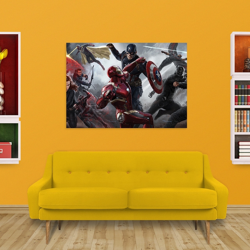 Постер Первый мститель: Противостояние (большой) - # 2 Постер Первый мститель: Противостояние (большой) #2