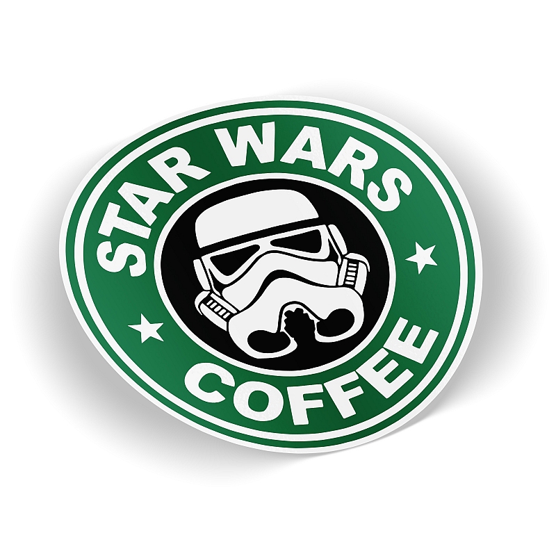 Стикер Star Wars Coffee #1
