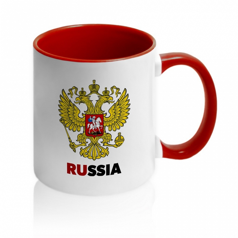 Кружка герб России #2