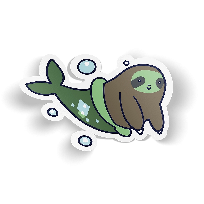 Стикер Mermaid Sloth #1