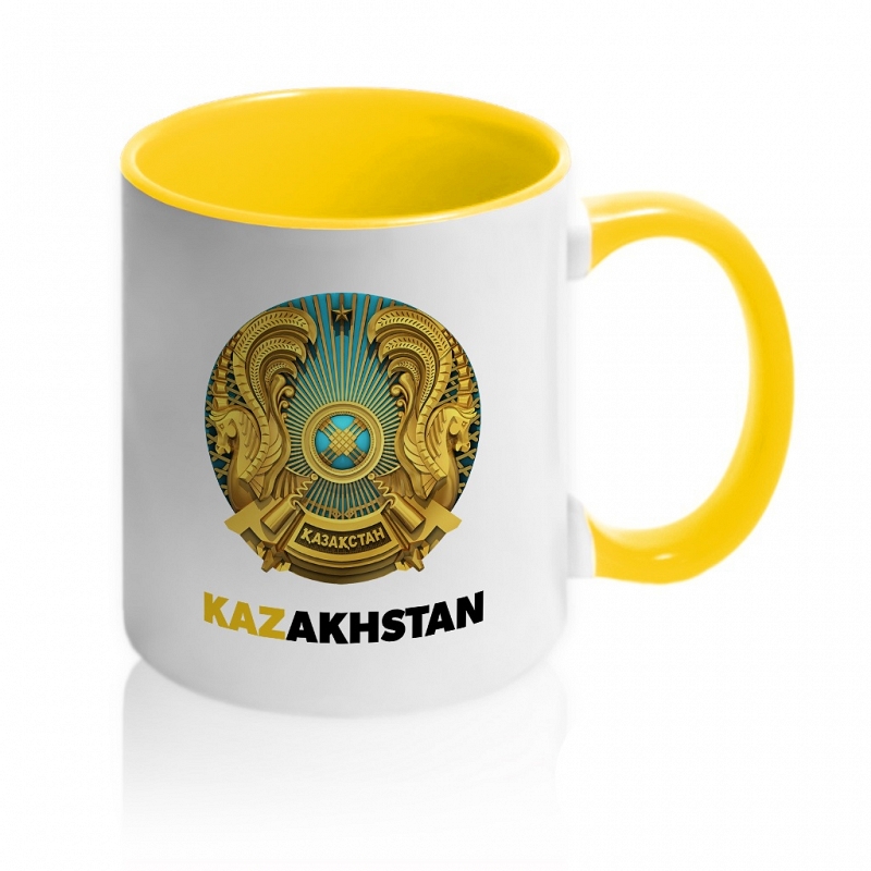 Кружка герб Казахстана #3