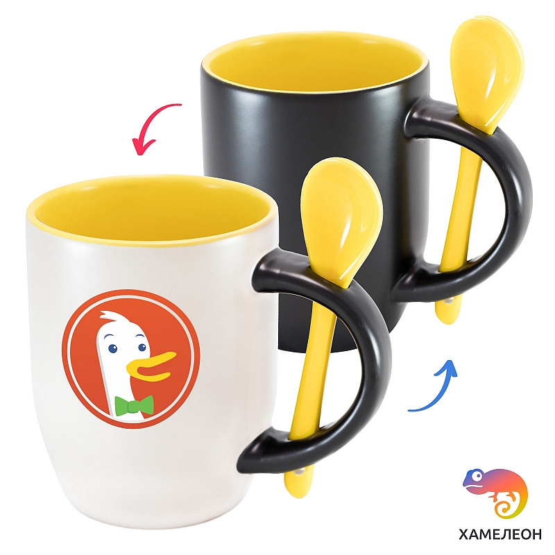 Кружка хамелеон Duck Duck Go - # 1 Кружка хамелеон Duck Duck Go #1