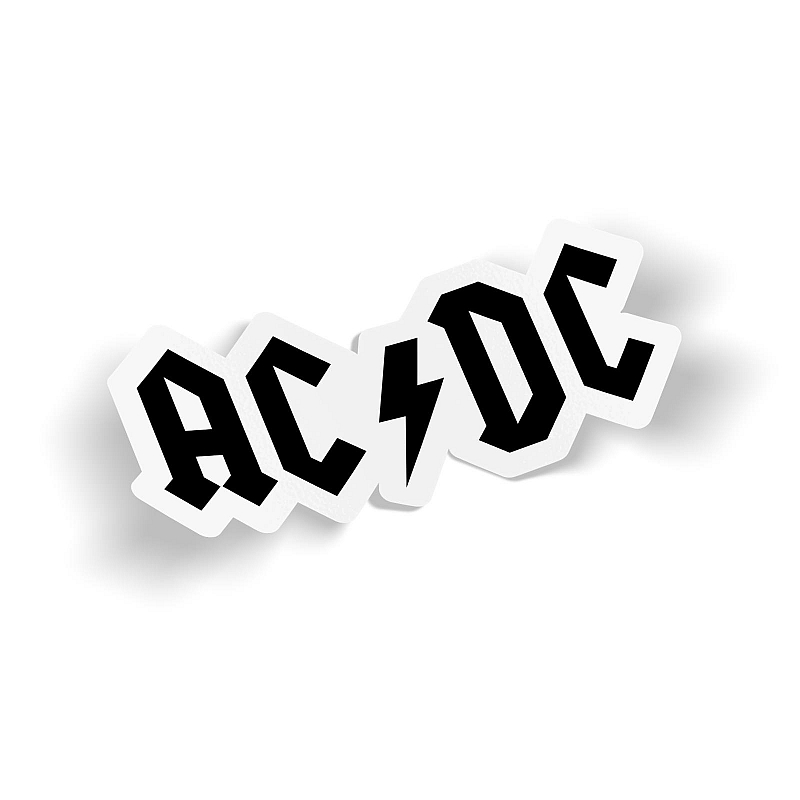 Стикер AC DC - # 1 Стикер AC DC #1