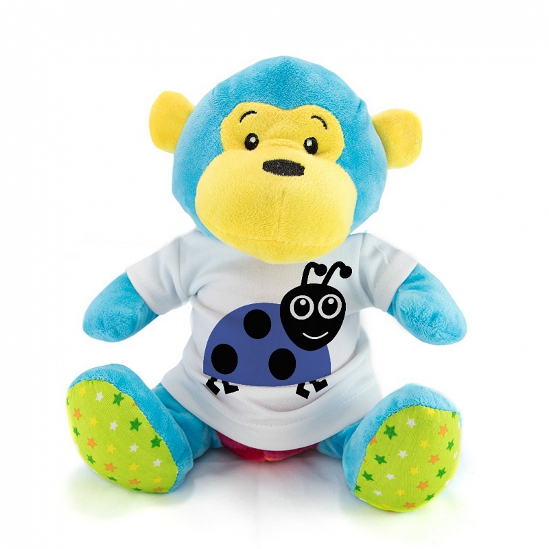 Сувенирная футболка синяя божья коровка - # 2 Сувенирная футболка синяя божья коровка #2