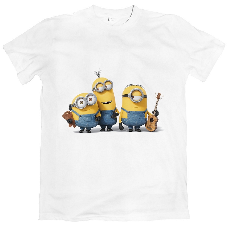 Футболка Миньоны с музыкальными инструментами - # 1 Футболка Миньоны с музыкальными инструментами #1
