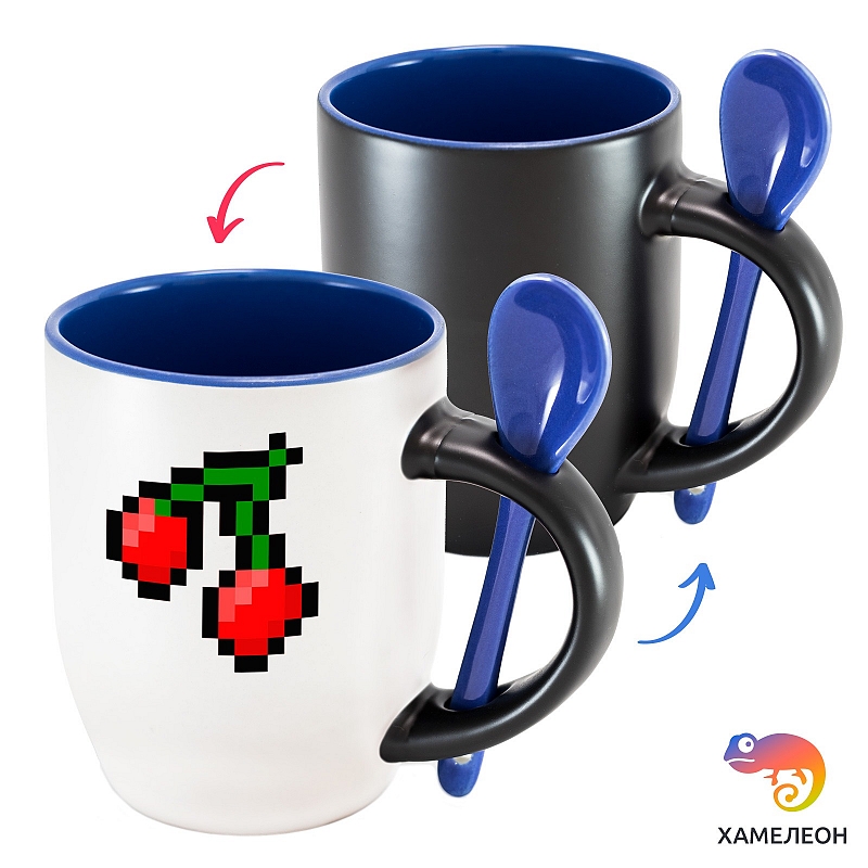 Кружка хамелеон Pacman Cherry - # 3 Кружка хамелеон Pacman Cherry #3