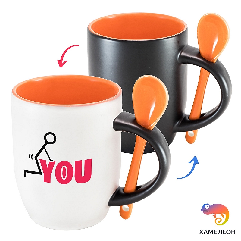 Кружка хамелеон F You - # 1 Кружка хамелеон F You #1