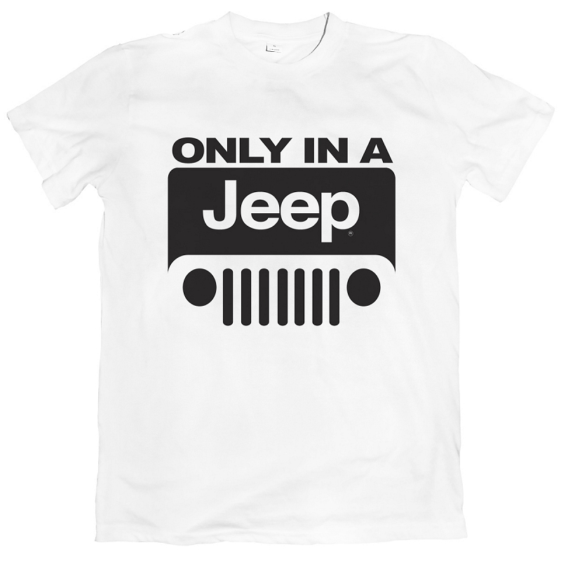 Футболка Only in a Jeep #1