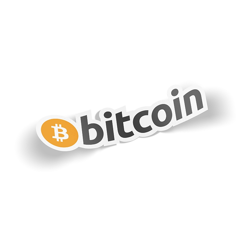 Стикер Bitcoin Logo - # 1 Стикер Bitcoin Logo #1