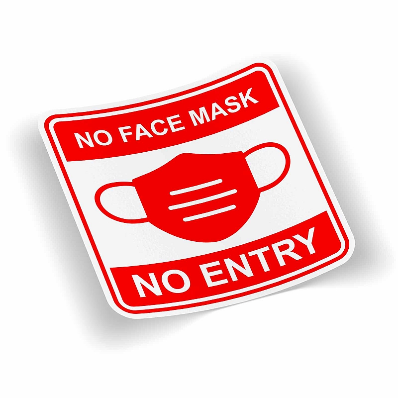Стикер  No mask red - # 1 Стикер  No mask red #1