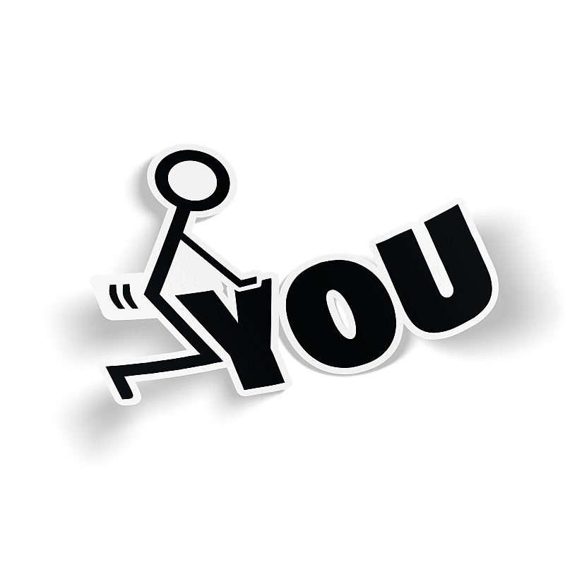 Стикер F. You - # 1 Стикер F. You #1