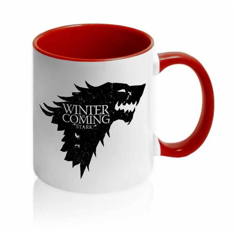 Кружка Winter is Coming черная - # 3 Кружка Winter is Coming черная #3
