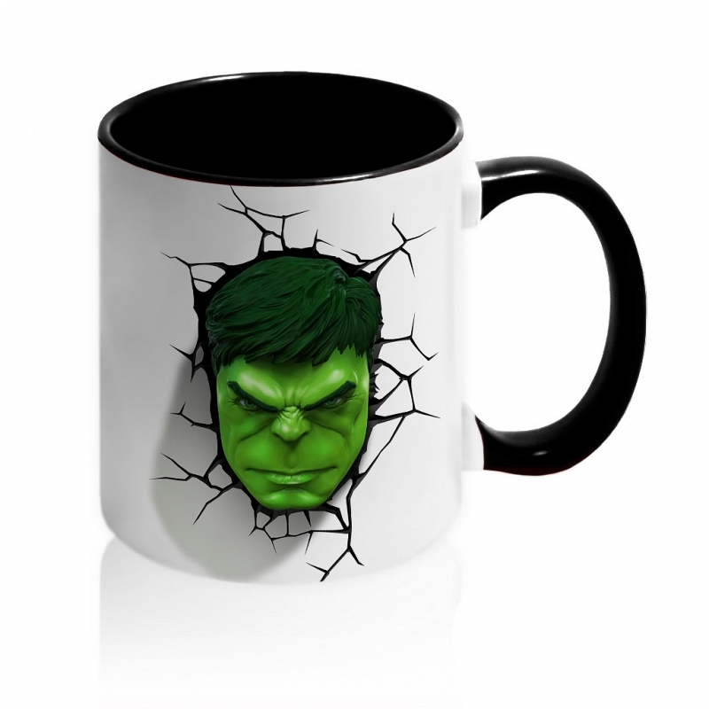 Кружка с 3D Халком - # 4 Кружка с 3D Халком #4