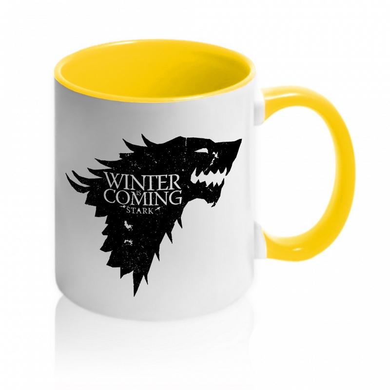 Кружка Winter is Coming черная - # 4 Кружка Winter is Coming черная #4