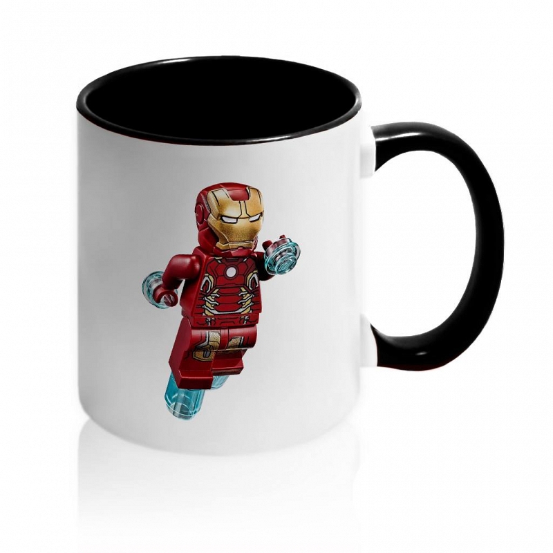 Кружка Lego железный человек - # 4 Кружка Lego железный человек #4