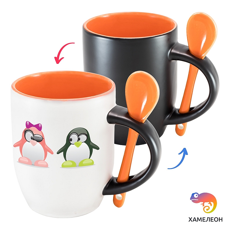 Кружка хамелеон «Линуксянская любовь» - # 2 Кружка хамелеон «Линуксянская любовь» #2