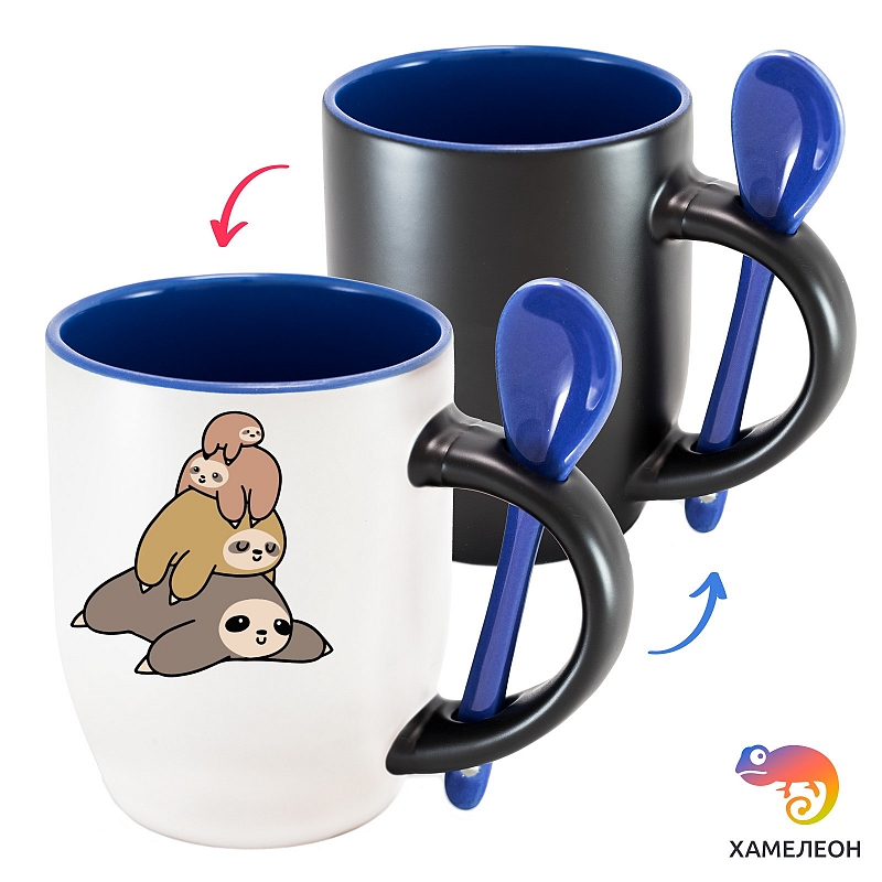 Кружка хамелеон Sloth Stack - # 2 Кружка хамелеон Sloth Stack #2