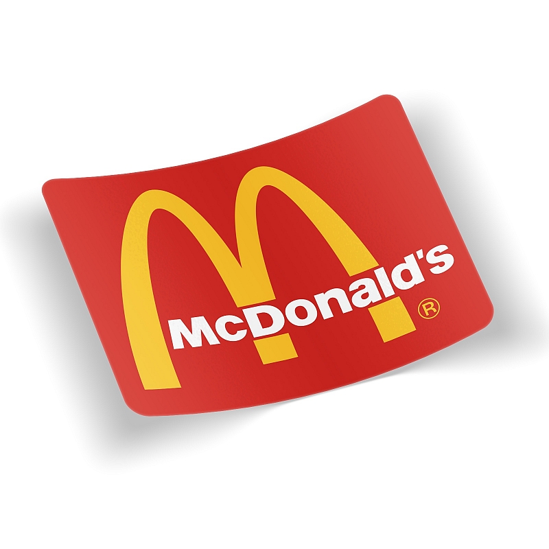Стикер McDonald's - # 1 Стикер McDonald's #1