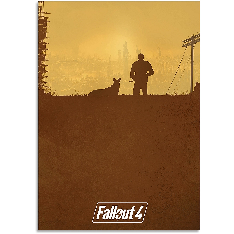 Постер Fallout 4 (city poster) #1