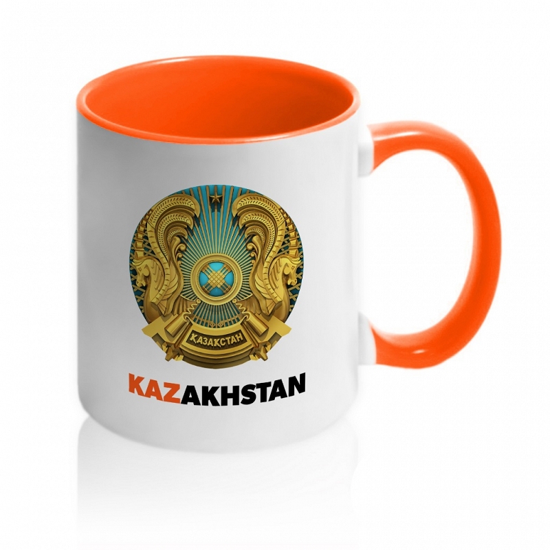 Кружка герб Казахстана #1